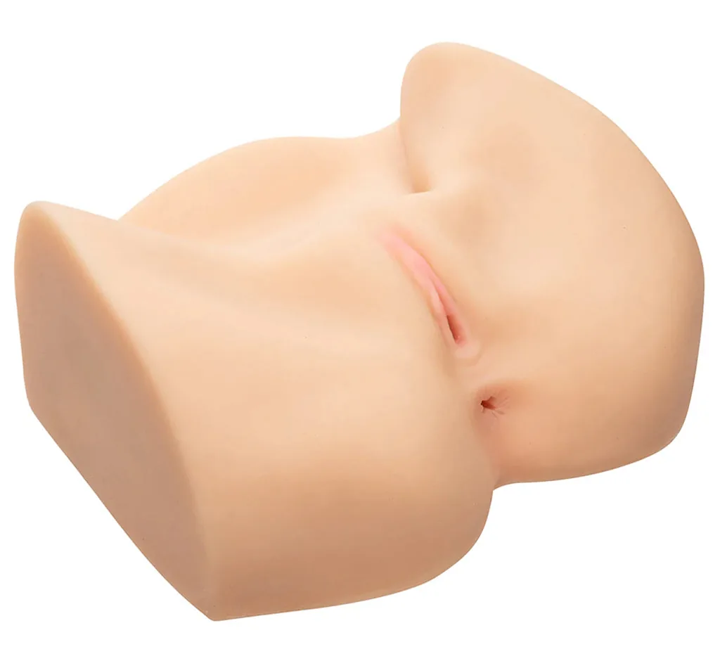 CalExotics Stroke It Life-Size Pussy masturbator, three-quarter view, maker packshot